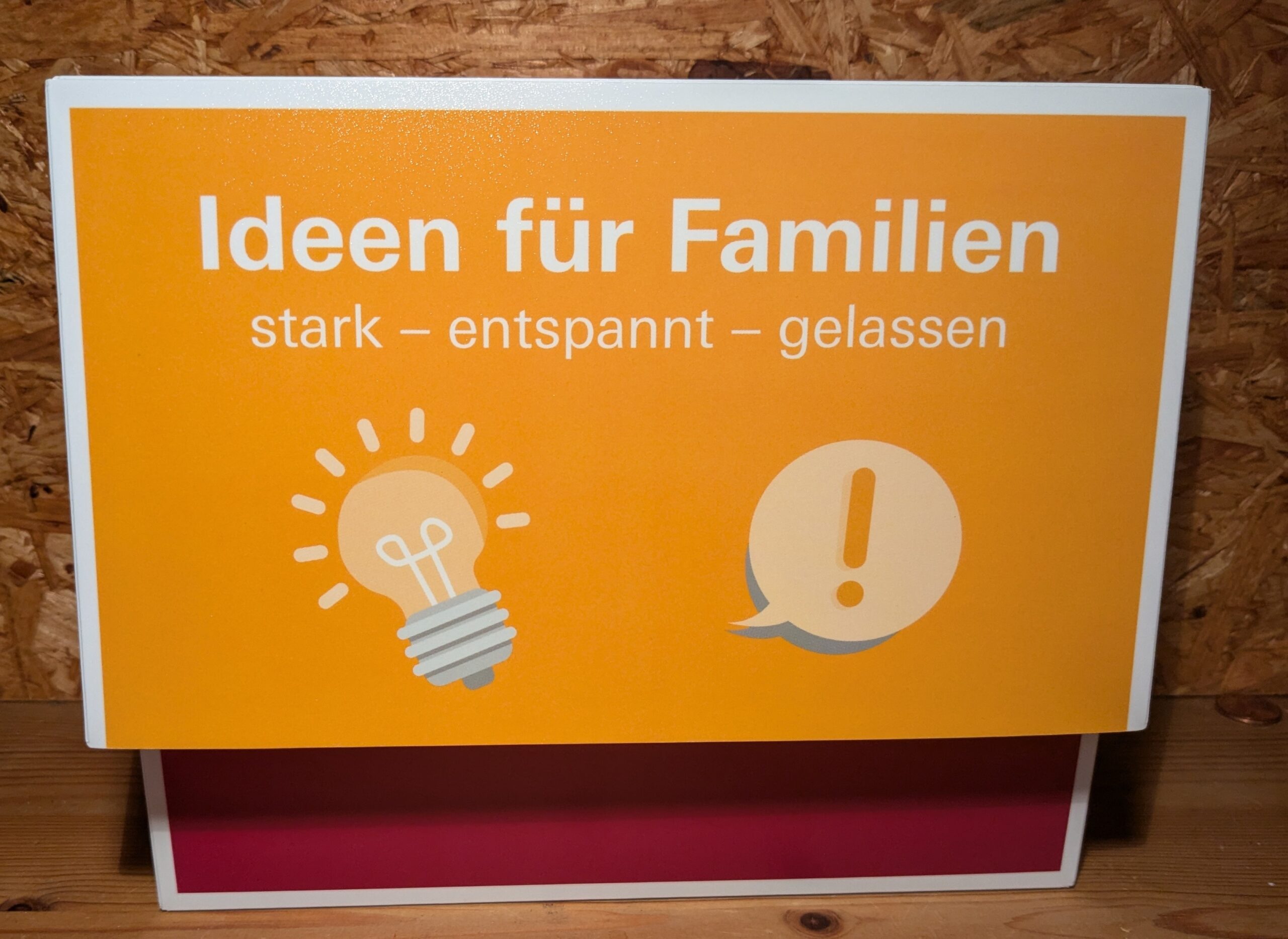 Fachkräftebox „Ideen für Familien“